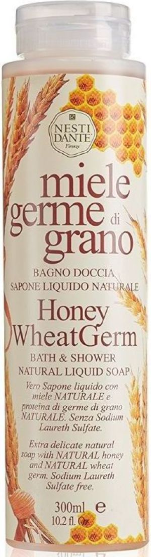 Nesti Dante Miele Germe Di Grano Honey Wheat Germ Bath Shower Natural Liquid 300ml 1