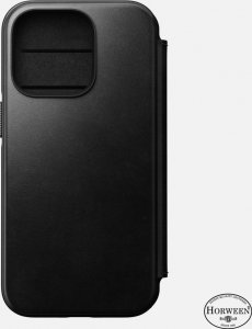 Nomad Nowoczesne skórzane etui Horween Czarne do iPhone 14 Pro 1