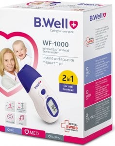 Termometr B.Well Termometr na podczerwień WF-1000 9