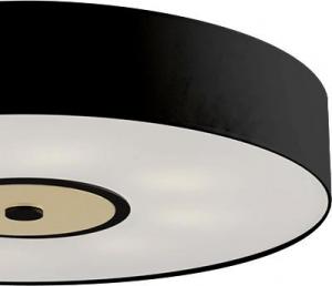 Lampa sufitowa Amplex Okrągły plafon NABO 8720 AMPLEX czarny do salonu 1