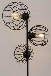 Lampa podłogowa Sigma Stojąca lampa loft Madam 32375 podłogowy druciak czarny do salonu 1