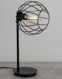 Lampa stołowa Sigma Biurkowa lampka metalowa Madam 32374 czarna lampa do sypialni 1