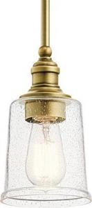 Lampa wisząca Elstead Industrialna lampa wisząca KL-WAVERLY-MP-NBR z kropelkami mosiądz 1