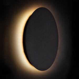 Kinkiet Nowodvorski Ledowy kinkiet okrągły Ring 7635 9W 3000K pokojowa lampa czarna 2
