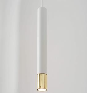 Lampa wisząca Sigma Biała tuba wisząca Sopel Grand 33386 metalowa do salonu okrągła 1
