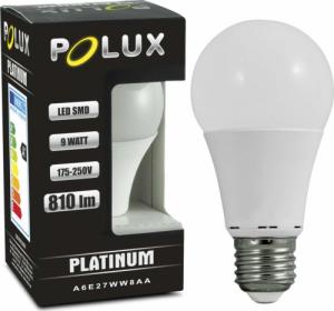 Polux Żarówka 301024 Polux LED 9W 3000K E27 A56 łezka 810lm 230V biała ciepła 2