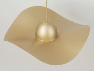 Lampa wisząca Sigma Zwis kapelusz do kuchni KAPELLO złota lampa wisząca nad łóżko 4
