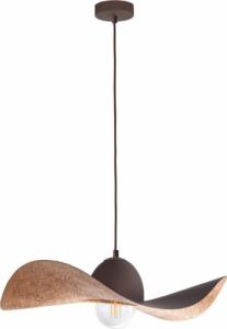 Lampa wisząca Sigma Sypialniana lampa wisząca KAPELLO metalowy kapelusz hat brązowy 2