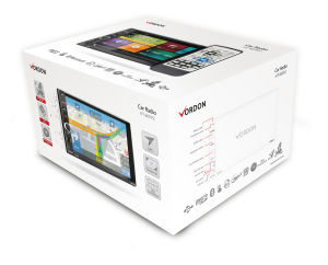 Radio samochodowe Vordon HT-869V2 z kamerą cofania Vordon 4SMDPL 10