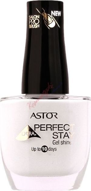 Astor  Perfect Stay Gel Shine Lycra lakier do paznokci 001/575 White Snow Manicure 12ml 1