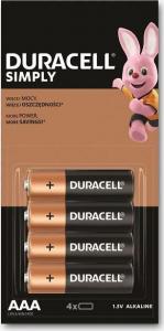 Duracell Bateria AAA / R03 4 szt. 1