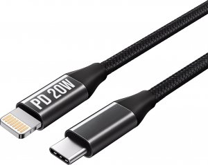 Kabel USB Montis USB-C - Lightning 1 m Czarny (MT051) 1