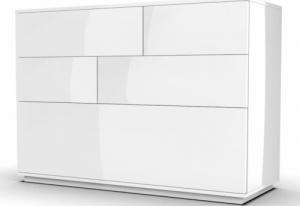 AMD Meble Komoda Ola nowoczesna połysk biała PRODUCENT 1