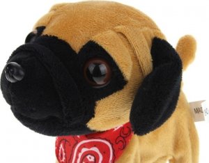 Piesek interaktywny Mops chodzący na smyczy 516504 5