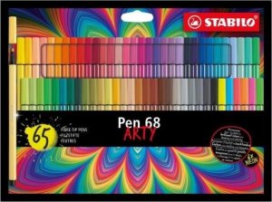 Stabilo Flamaster STABILO Pen 68 etui kartonowe 65 szt. ARTY 6865/1-20 1