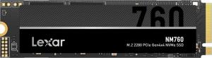 Dysk SSD Lexar Professional NM760 1TB M.2 2280 PCI-E x4 Gen4 NVMe (LNM760X001T-RNNNG) 1