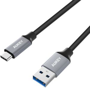 Kabel USB Aukey USB-A - USB-C 1 m Czarny (CB-CD2) 3