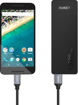 Kabel USB Aukey USB-A - USB-C 1 m Czarny (CB-CD2) 4