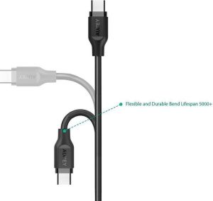 Kabel USB Aukey Zestaw 3 kabli USB-C 1m (CB-CMD3) 6