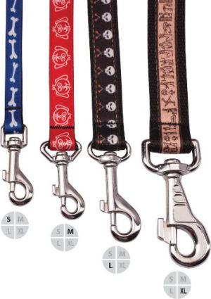 Ami Play Smycz regulowana 6 in 1 Joy L 100-200 x 2cm Szare kwiatki 3