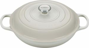 Selsey SELSEY Le Creuset - Garnek żeliwny Signature Gourmet 30 cm kremowy 1
