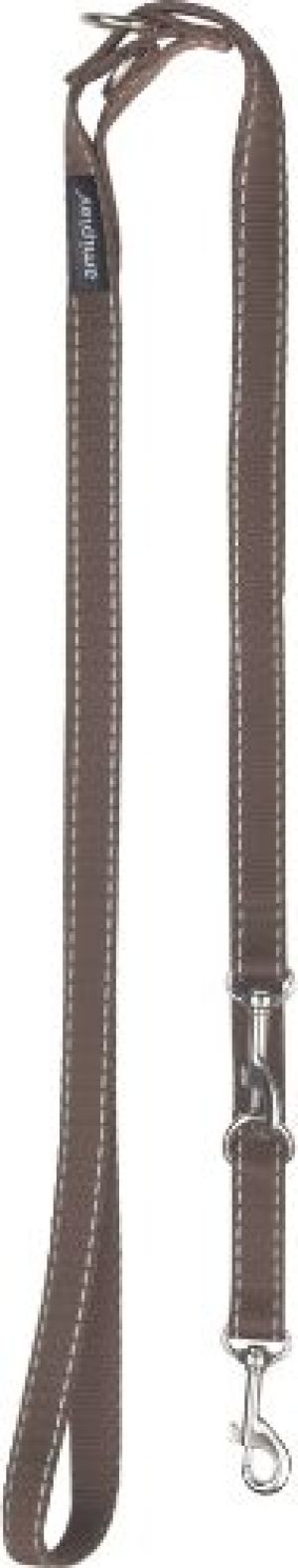 Ami Play Smycz regulowana 6 in 1 Reflective XL 100-200 x 2,5cm Brązowy 1