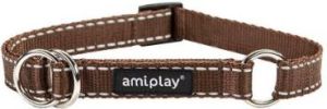 Ami Play Obroża półzaciskowa Reflective XL 40-60 [b] x 2,5cm Brązowy 1