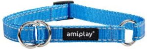 Ami Play Obroża półzaciskowa Reflective M 25-40 [b] x 1,5cm Niebieski 1