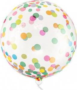 PartyDeco Balon Kula w kropki, 40cm, mix one size 1