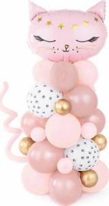 PartyDeco Bukiet balonów Kotek, różowy, 83x140cm one size 1