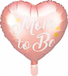 PartyDeco Balon foliowy Mom to Be, 35cm, różowy one size 1