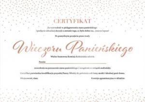 PartyPal Certyfikat Bride to Be, różowe złoto one size 1