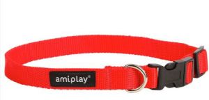 Ami Play Obroża regulowana Basic L 35-50 [b] x 2cm czerwony 1