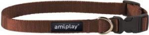 Ami Play Obroża regulowana Basic XL 45-70 [b] x 2,5cm Brązowy 1