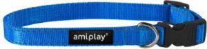 Ami Play Obroża regulowana Reflective M 25-40 [b] x 1,5cm Niebieski 1