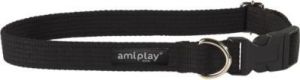 Ami Play Obroża regulowana Cotton XL 45-70 [b] x 3cm Czarny 1