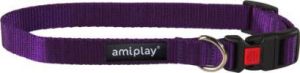 Ami Play Obroża regulowana z blokadą Basic XL 45-70 [b] x 2,5cm Fioletowy 1