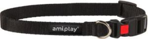 Ami Play Obroża regulowana z blokadą Basic XL 45-70 [b] x 2,5cm Czarny 1