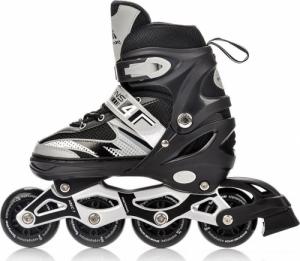 Rolki Meteor 4w1 Seasons z wymienną płozą regulowane czarne r. 38-41 10