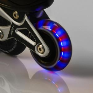 Rolki Meteor 4w1 Seasons z wymienną płozą regulowane czarne r. 38-41 11