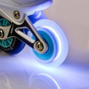 Rolki Meteor 4w1 Seasons z wymienną płozą regulowane białe r. 38-41 11