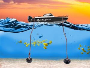 John Paddle Kotwica Gumowana, ciężarek powlekany John Paddle na ponton i łódź 20KG 7