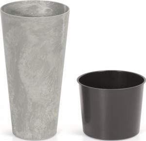 Prosperplast Doniczka z wkładem Tubus Slim Effect DTUS200E beton 3