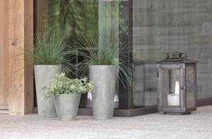 Prosperplast Doniczka z wkładem Tubus Slim Effect DTUS200E beton 4