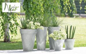 Prosperplast Doniczka z wkładem Tubus Slim Effect DTUS200E beton 5