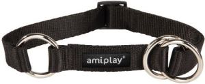 Ami Play Obroża półzaciskowa Basic XL 40-60 [b] x 2,5cm Czarny 1