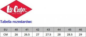 Buty trekkingowe męskie Lee Cooper LCJ-22-01-1391M czarne r. 42 6