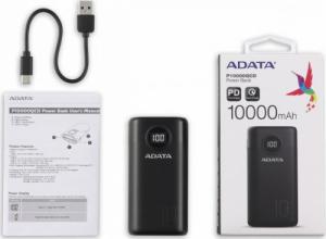 Powerbank ADATA P10000QCD 10000mAh Czarny 6