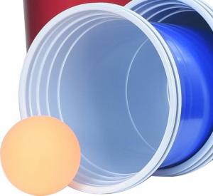 vidaXL Zestaw do Beer Ponga stołowego, 0,5 L, plastik 3