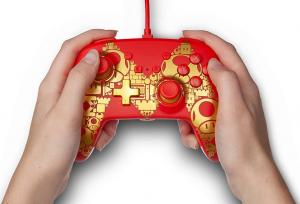 Pad PowerA przewodowy Super Mario Golden M (1516987-01) 2